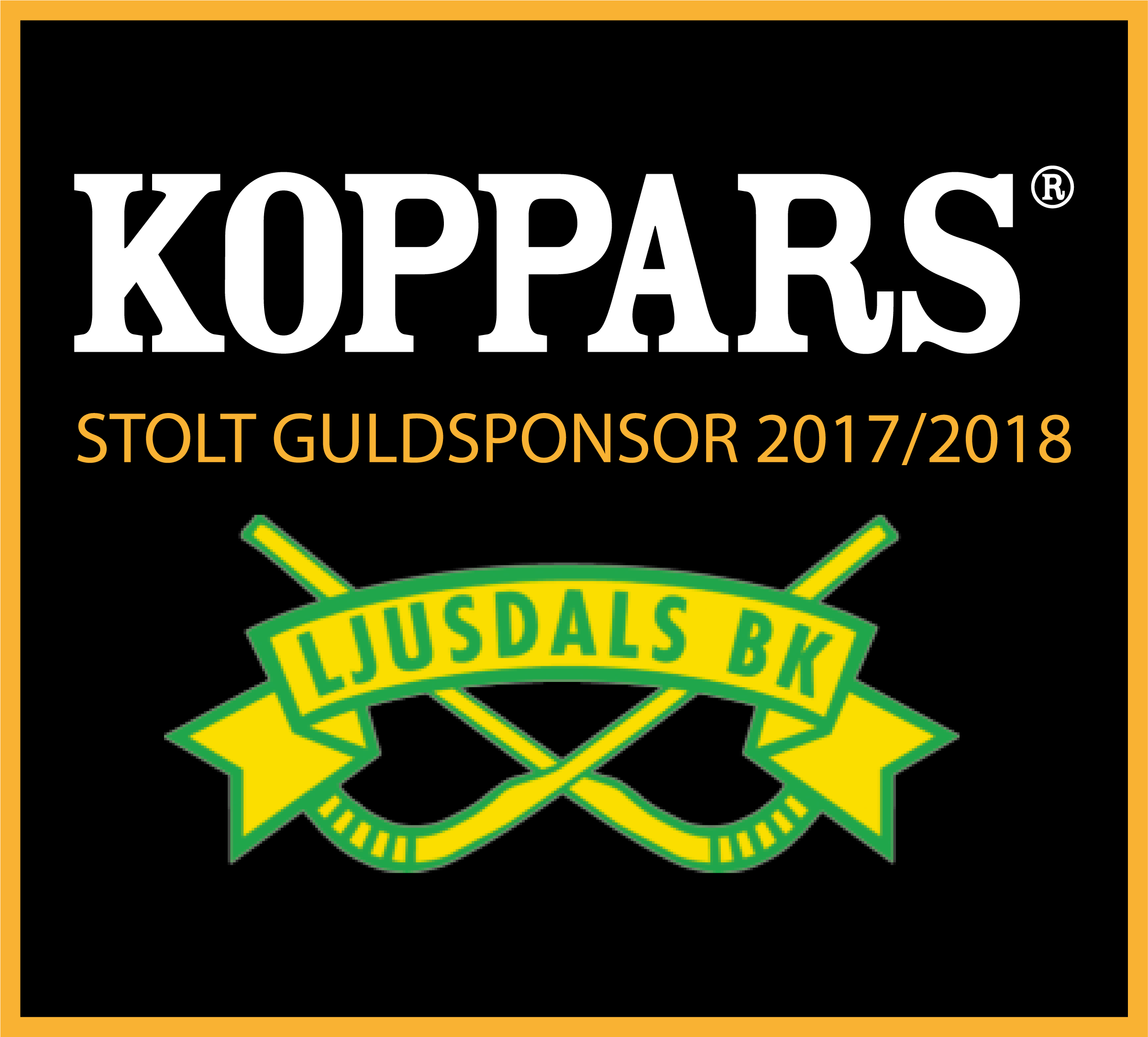 Guldsponsor till Ljusdals Bandy